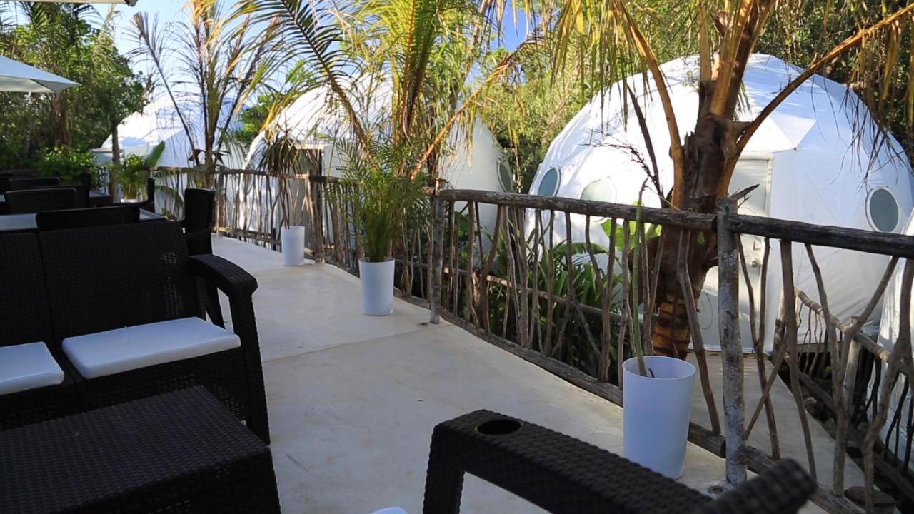 מלון Glamping Tulum With Private Mini Pool מראה חיצוני תמונה